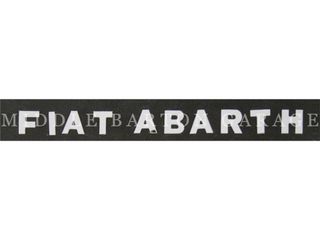 FIAT ABARTH SEPARATE LETTERS